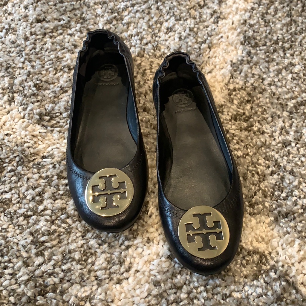 Tory Burch Minnie Travel Ballet Flats Leather